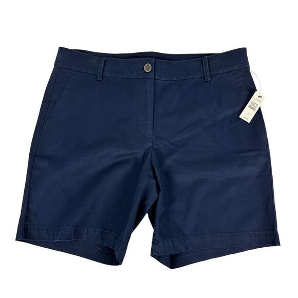 Talbots Weekend Twill Short Size 8 Navy NEW - Picture 1 of 5